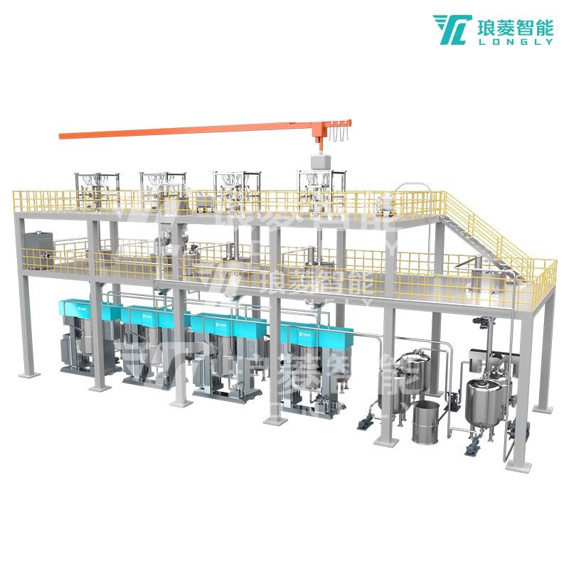 双行星匀浆自动化产线